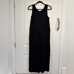 Uniqlo Black ribbed Sleeveless Jumpsuit
